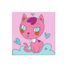 AVM Graffy Paint Heart Cat 20x20cm Default Title