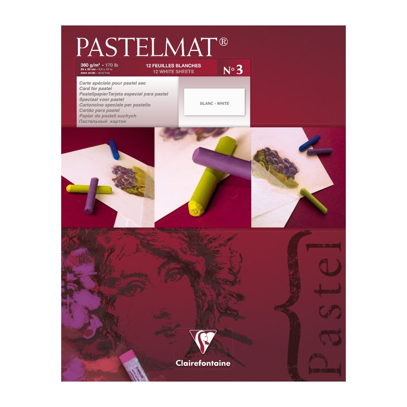 CLAIREFONTAINE Pastelmat Pad 360g 24x30cm 12s No.3 Default Title