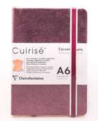 CLAIREFONTAINE Cuirise Softcover Notebook A6 Cherry Default Title