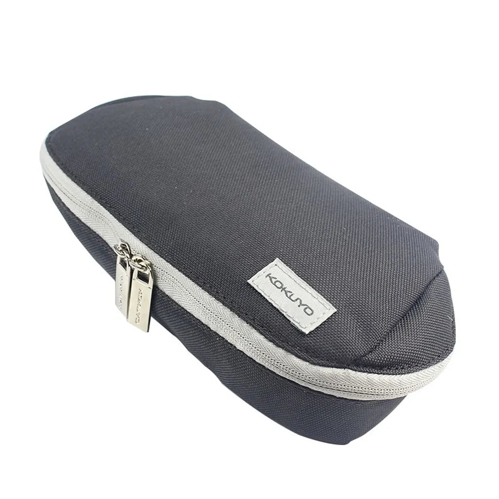 KOKUYO Shellbro Pen Case 200x95x50mm Dark Grey
