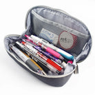 KOKUYO Shellbro Pen Case 200x95x50mm Dark Grey