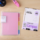 KOKUYO Pastel Cookie Binder Note A4 Peach Sorbet Default Title