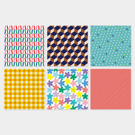 CHOTTO Origami Paper Block 15cm Basic