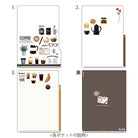 MIDORI 3-Pockets Clear Folder A4 Coffee