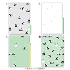 MIDORI 3-Pockets Clear Folder A4 Panda