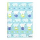 MIDORI 3-Pockets Clear Folder A4 Polar Bear