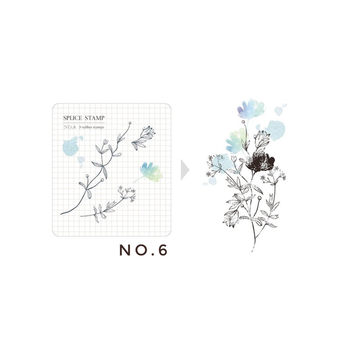 MU Botanical Clear Stamp Set No.6
