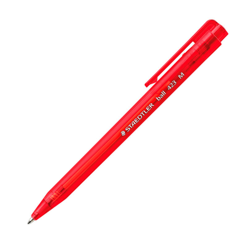 STAEDTLER Retractable Ball Pen 423 M-1.0mm Red