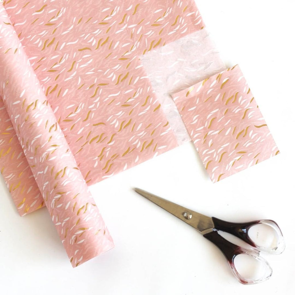 DECOPATCH Paper-Texture:Green 783 Pink Flamingos