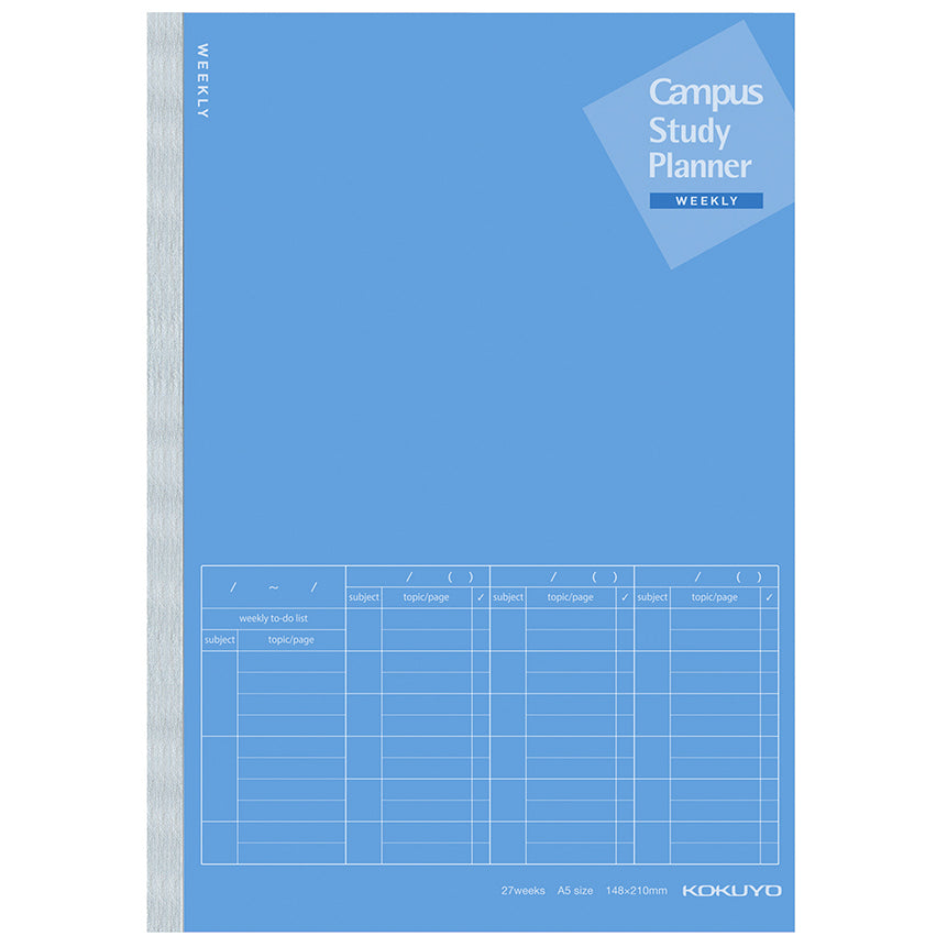 KOKUYO Campus Study Planner Weekly A5 NO-Y82MW-B Default Title