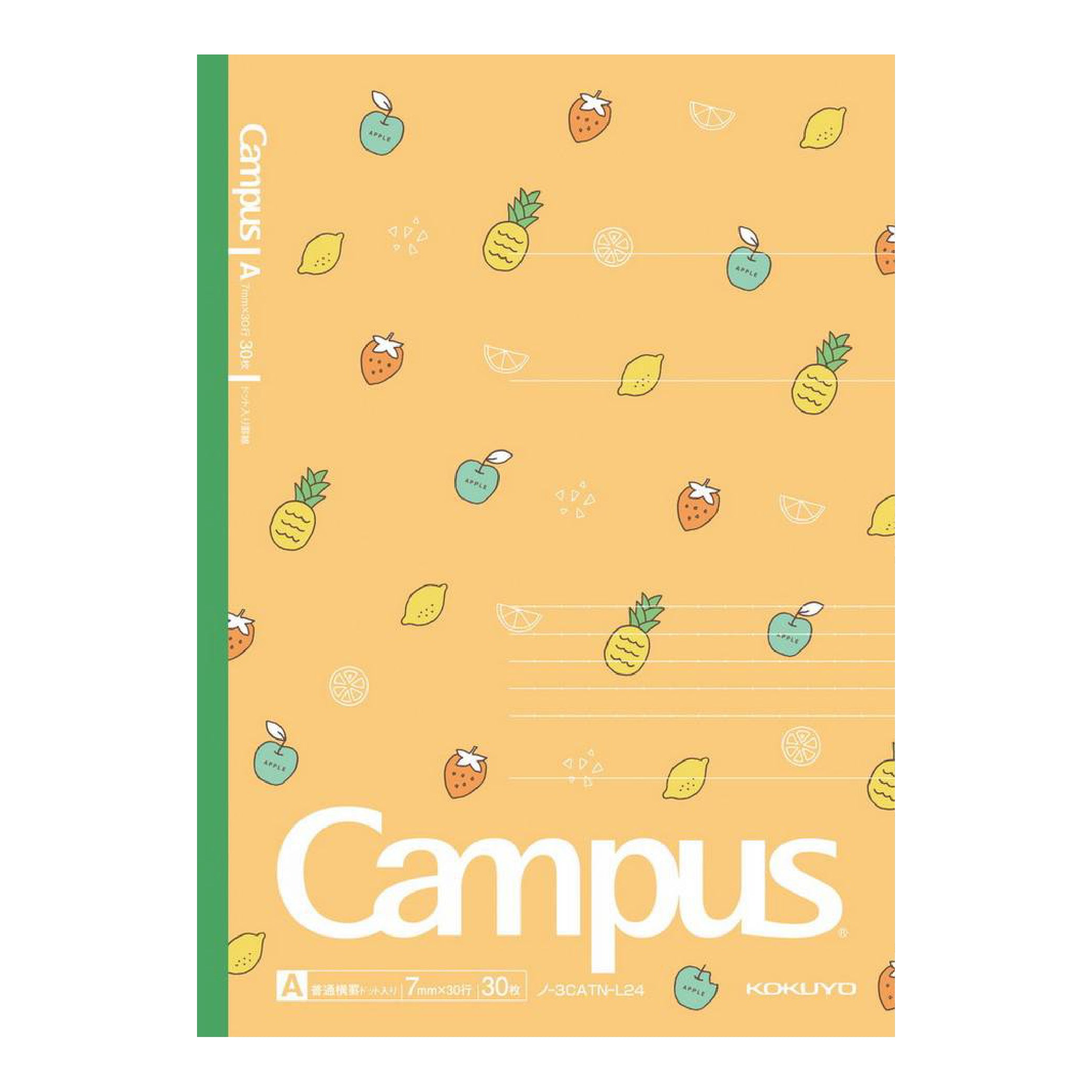 KOKUYO Campus Notebook B5-S Ltd Daily Dot Ruled Fruits Default Title
