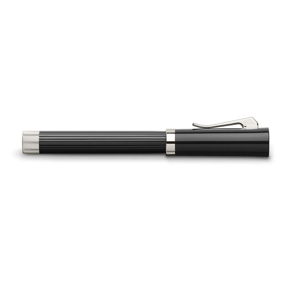 GRAF VON FABER CASTELL Intuition Fluted Black Fountain Pen-Broad