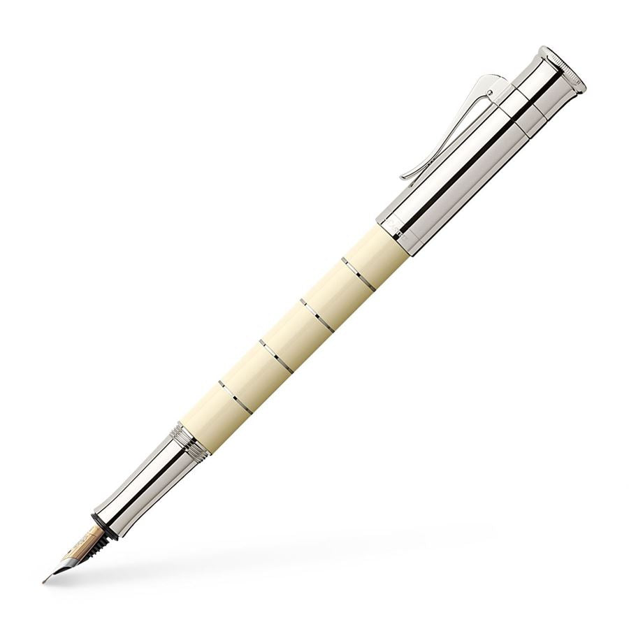 GRAF VON FABER CASTELL Anello Ivory Fountain Pen-Broad