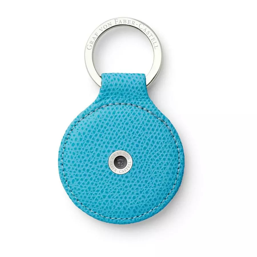 GVFC Key Ring Round Epsom Gulf Blue