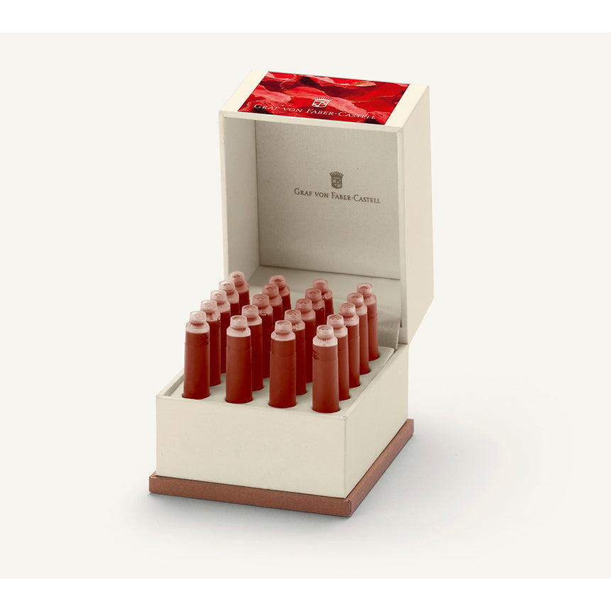 GRAF VON FABER CASTELL Ink Cartridges 20s India Red Default Title
