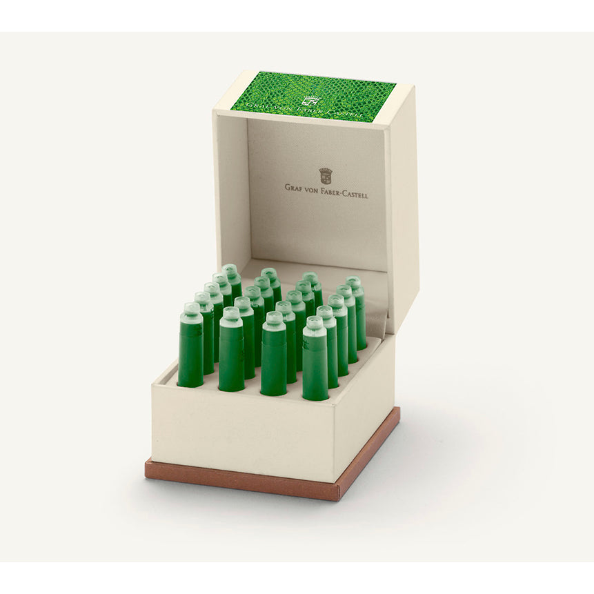 GRAF VON FABER CASTELL Ink Cartridges 20s Viper Green Default Title