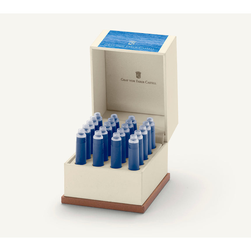 GRAF VON FABER CASTELL Ink Cartridges 20s Gulf Blue Default Title