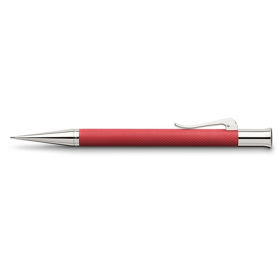 GRAF VON FABER CASTELL Guilloche Coral Red Propelling Pencil