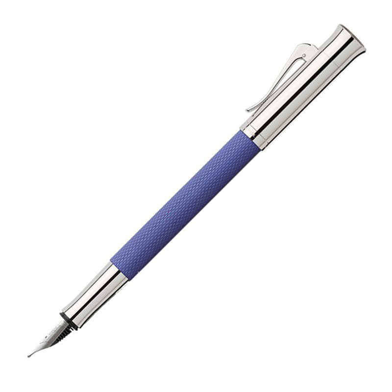 GRAF VON FABER CASTELL Guilloche Indigo Fountain Pen-Broad