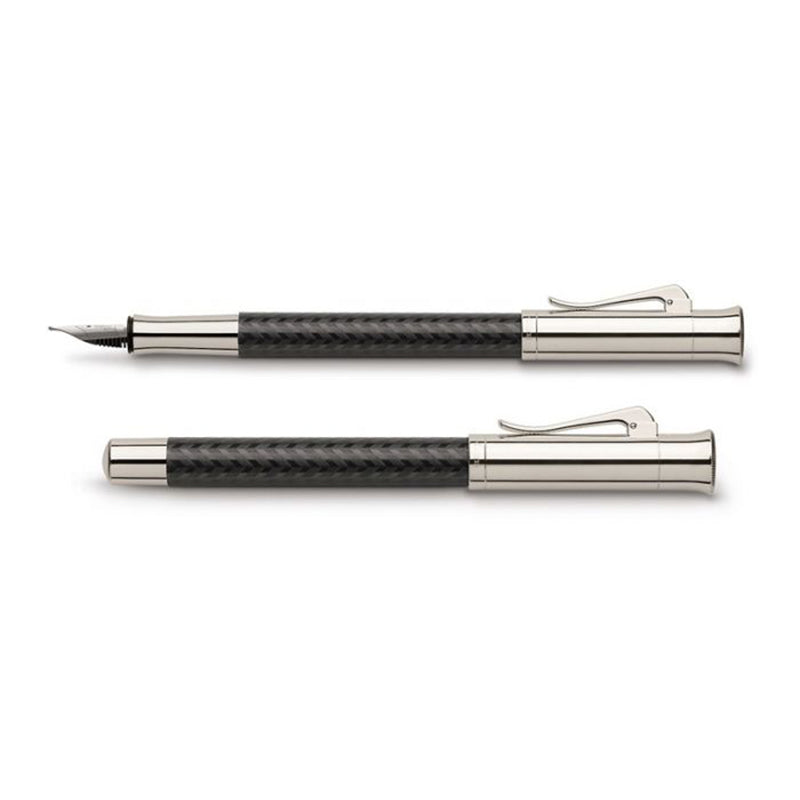 GRAF VON FABER CASTELL Guilloche Chevron Fountain Pen-Broad