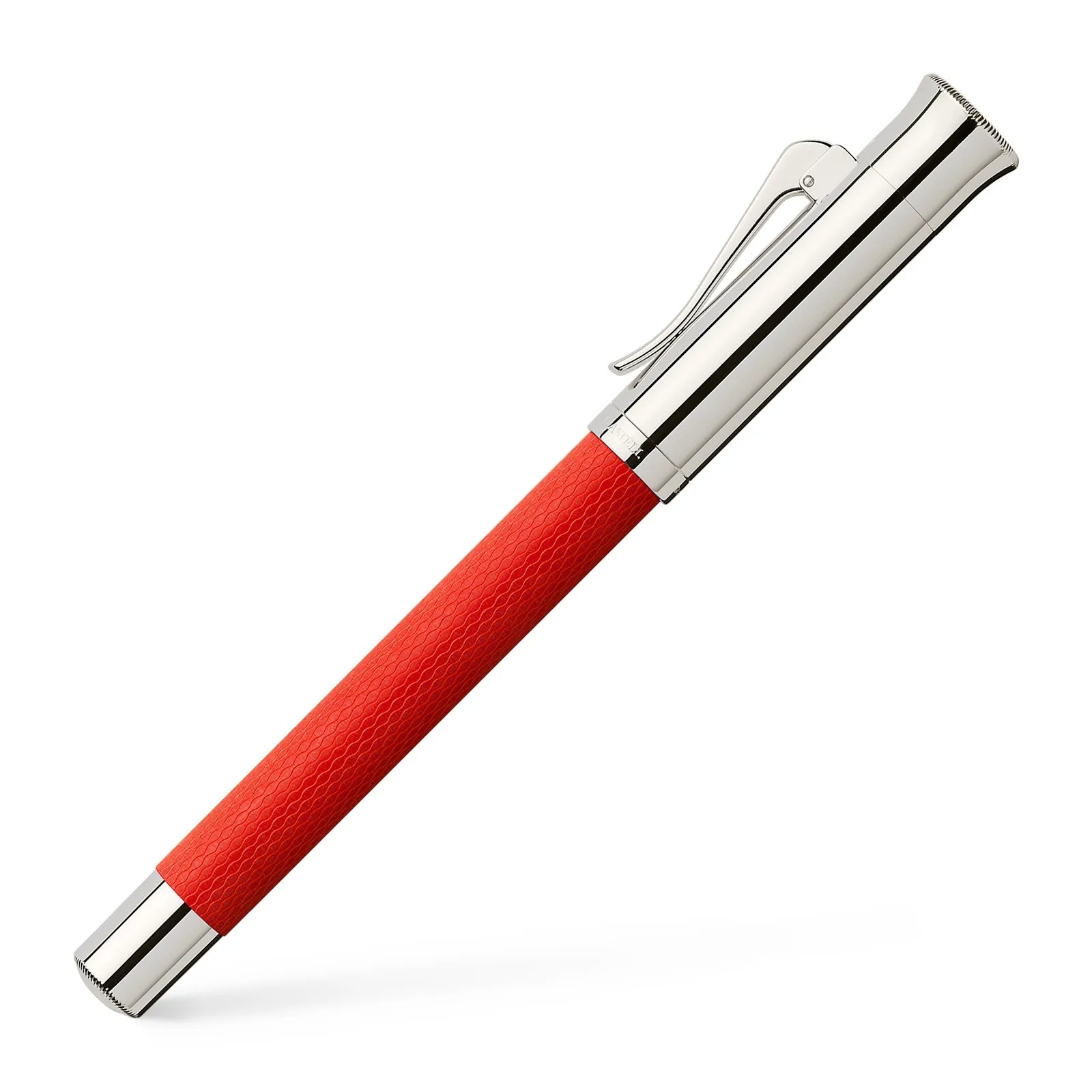 GRAF VON FABER CASTELL Guilloche India Red Fountain Pen-Broad