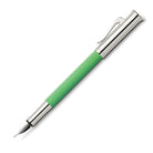 GRAF VON FABER CASTELL Guilloche Viper Green Fountain Pen-Broad