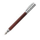 FABER-CASTELL DESIGN Ambition Pear Wood Fountain Pen-Broad Default Title