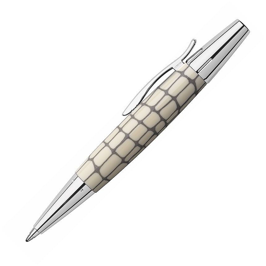 FABER-CASTELL DESIGN e-motion Croco Ivory Twist Ball Pen Default Title