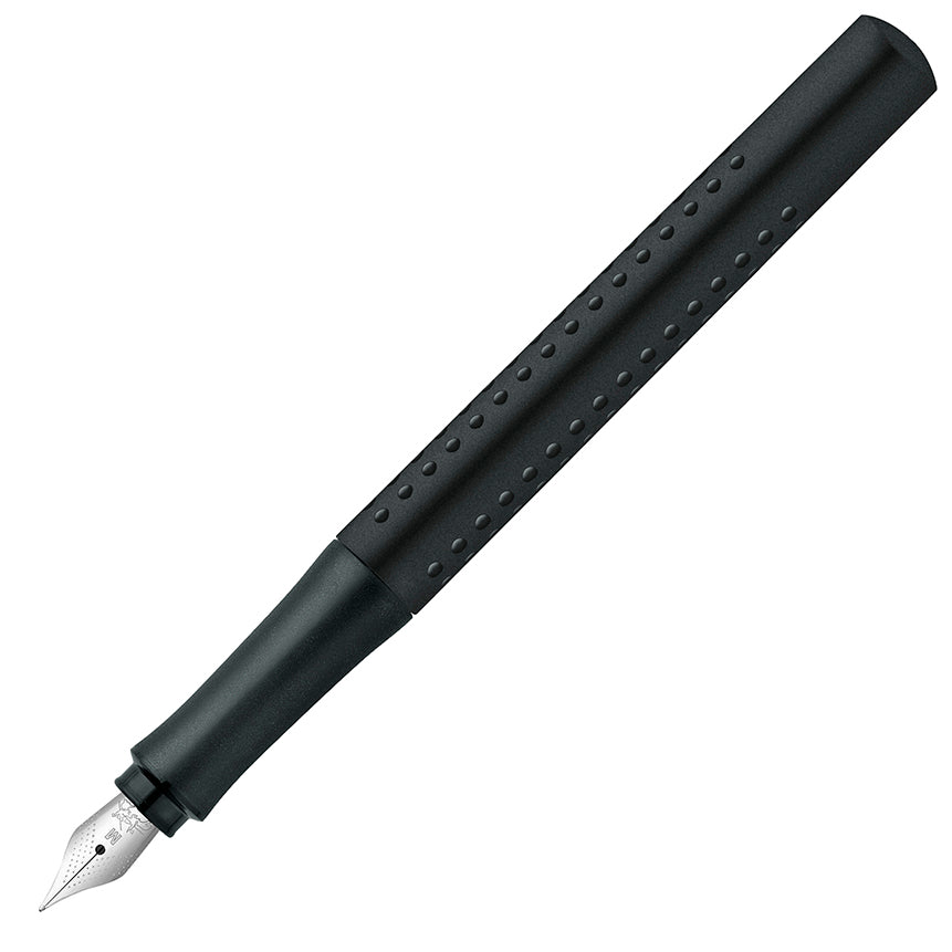FABER-CASTELL DESIGN Grip 2011 Black Fountain Pen-Broad Default Title