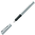 FABER-CASTELL DESIGN Grip 2011 Silver Fountain Pen-Broad Default Title