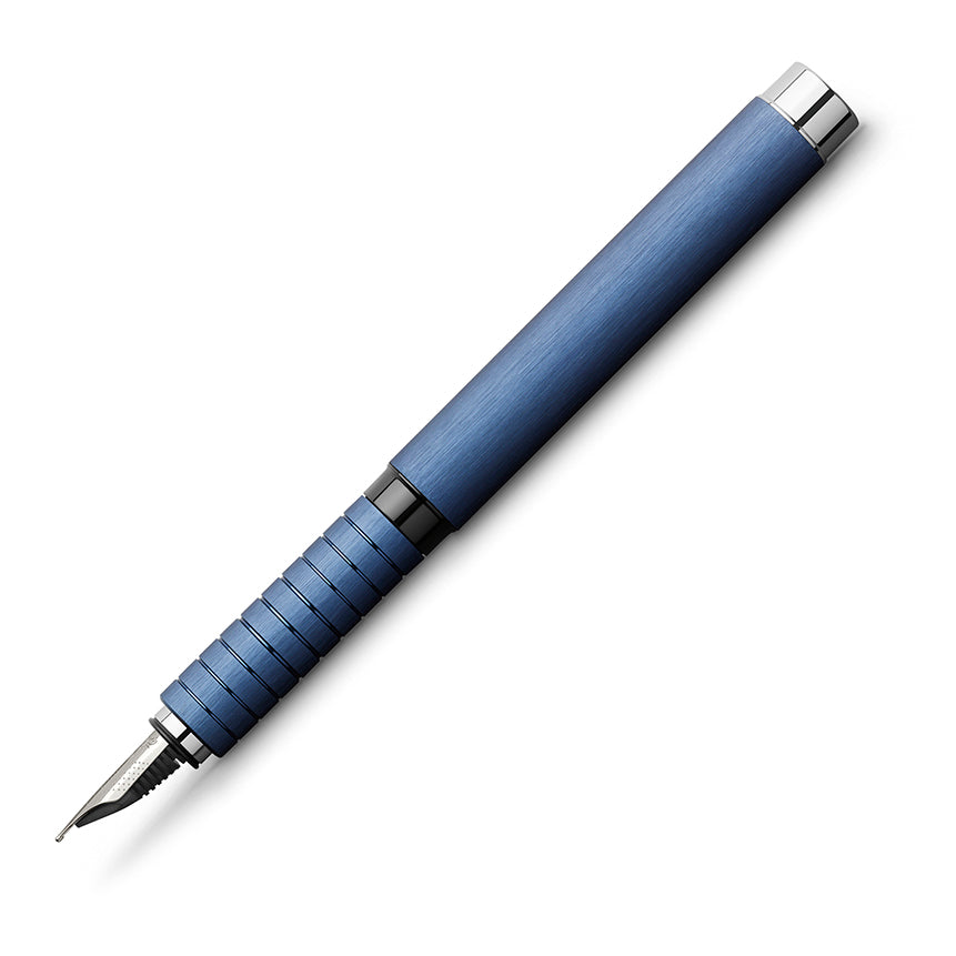 FABER-CASTELL DESIGN Essentio Aluminium Blue Fountain Pen-Extra Fine Default Title