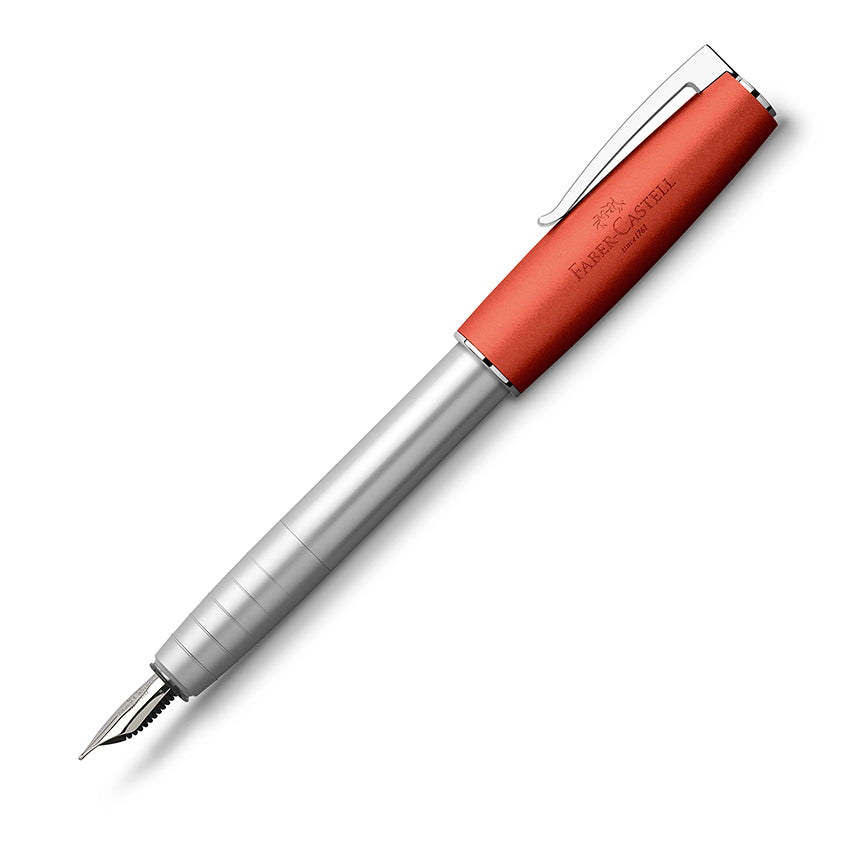 FABER-CASTELL DESIGN LOOM Metallic Orange Fountain Pen-Fine Default Title