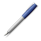 FABER-CASTELL DESIGN LOOM Metallic Blue Fountain Pen-Broad Default Title