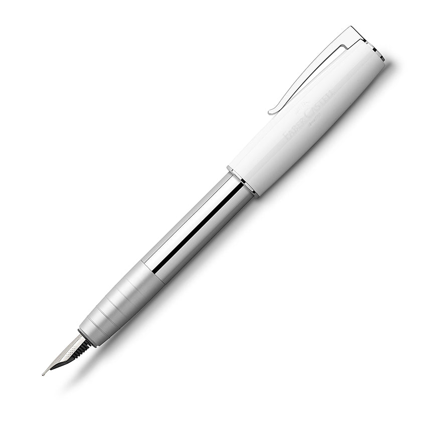FABER-CASTELL DESIGN LOOM Piano White Fountain Pen-Fine Default Title