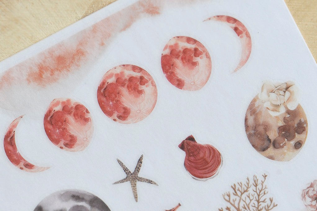MU Print-On Sticker 2s 089-Planet&Mineral