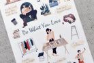 MU Print-On Sticker 2s 080-Enjoy What You Love