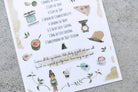 MU Print-On Sticker 2s 077-Recipe of Happiness