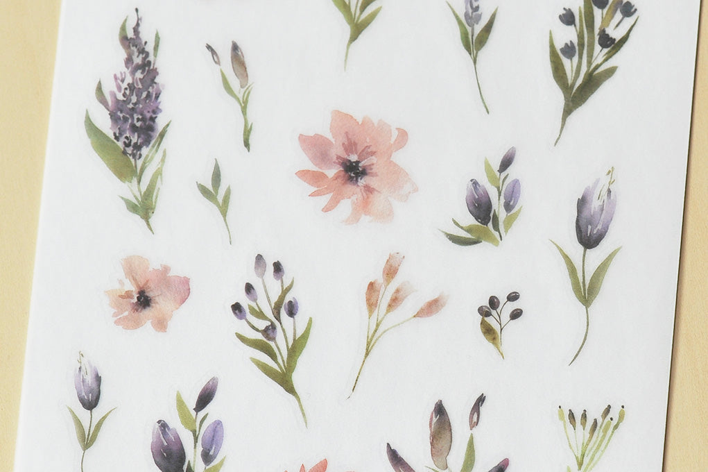 MU Print-On Sticker 2s 083-Dreamy Purple Garden
