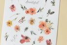 MU Print-On Sticker 2s 082-Yellowish Beige Garden