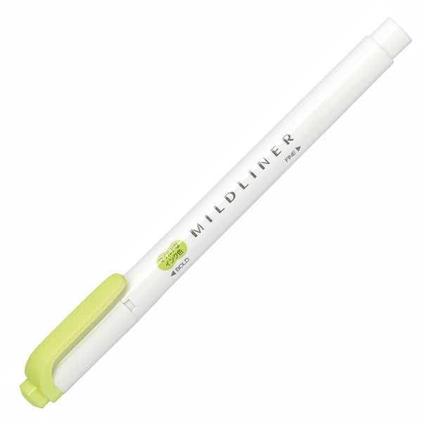 ZEBRA Mildliner Highlighter WKT7 Mild Citrus Green