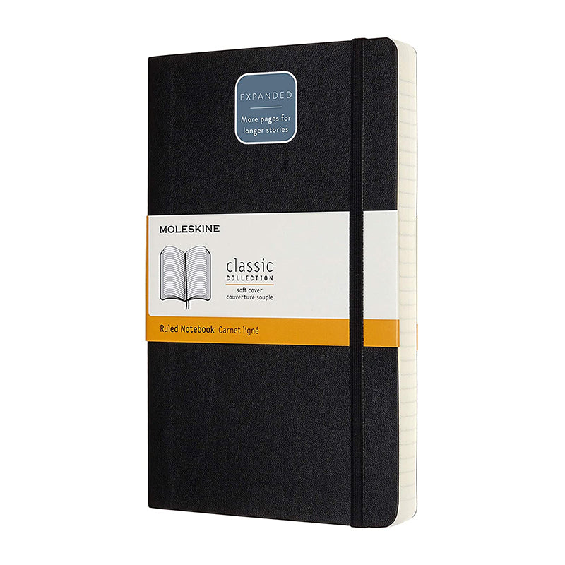 MOLESKINE Classic Expanded Ruled Soft Black