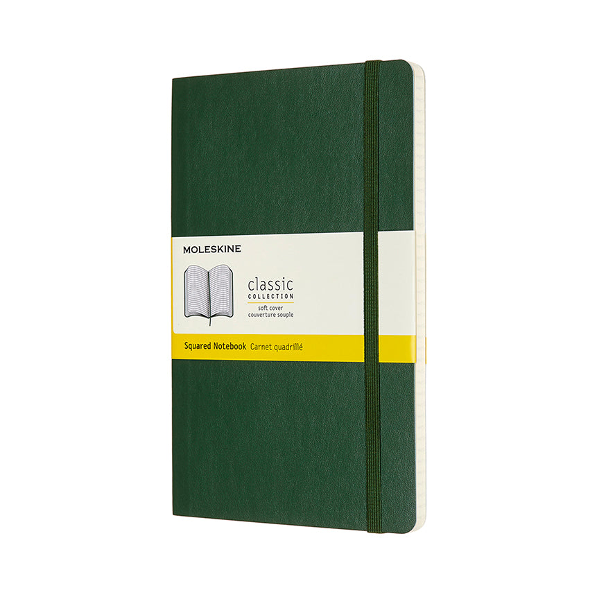 MOLESKINE Classic L Squared Soft Myrtle Green