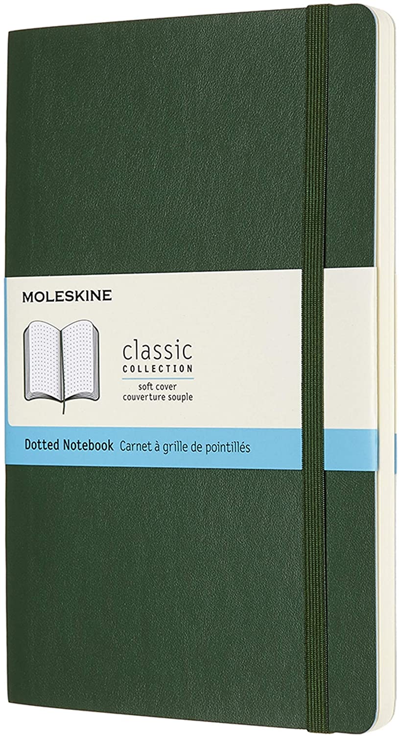 MOLESKINE Classic L Dotted Soft Myrtle Green