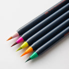 AKASHIYA Sai Coloring Brush Pen 5-Col Set Luster