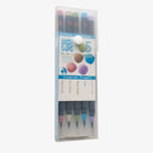 AKASHIYA Sai Coloring Brush Pen 5-Col Set Elegant