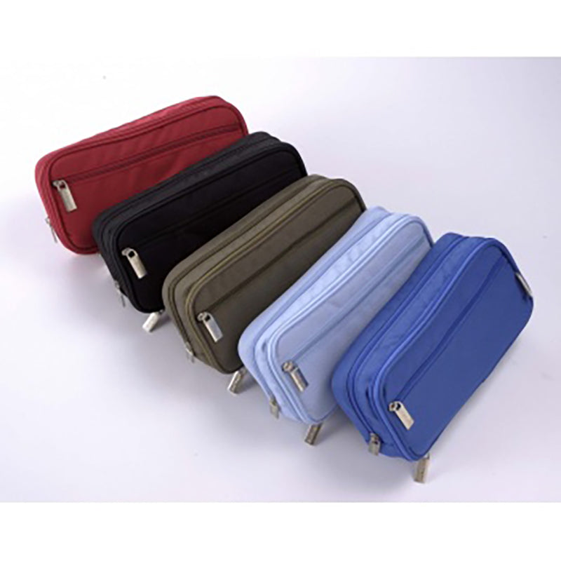 KOKUYO Pen Case 2 Pocket Black Default Title