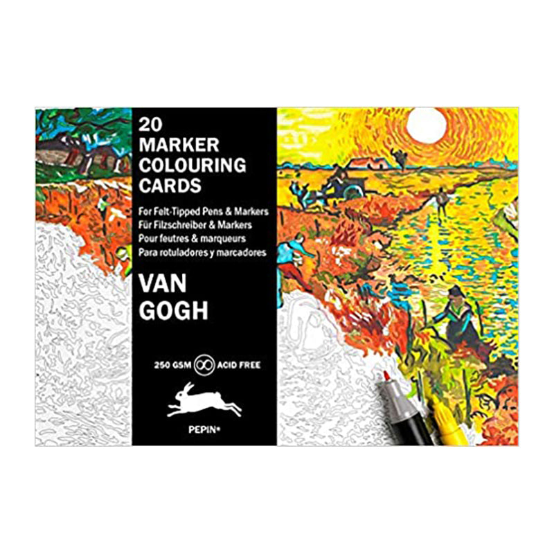 PEPIN Marker Colouring Cards Van Gogh
