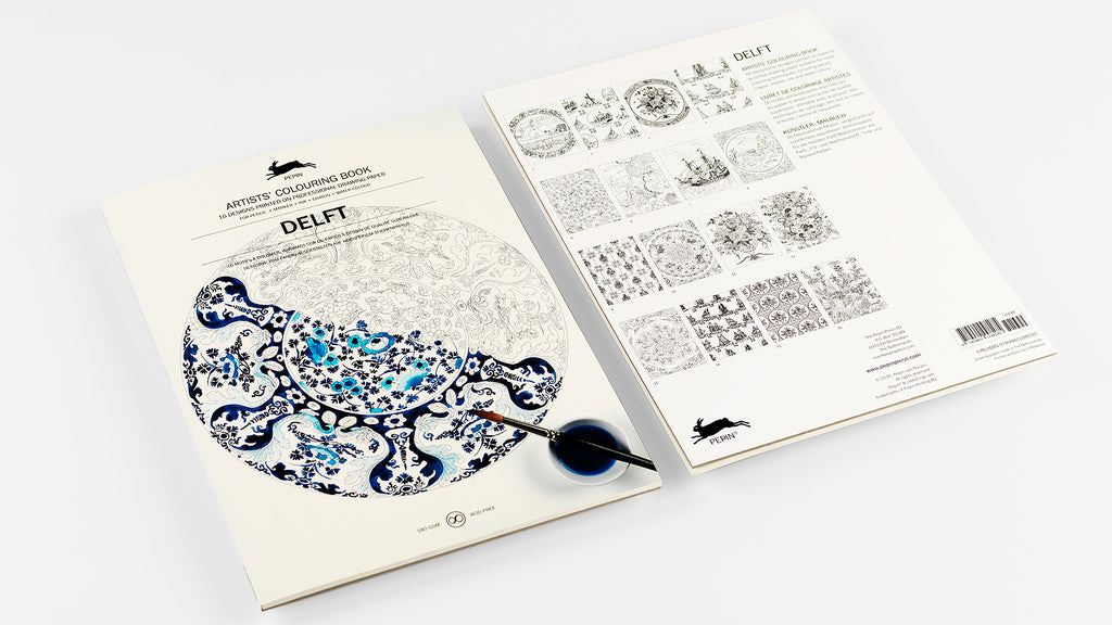 PEPIN Artists' Colouring Book Delft Blue Default Title