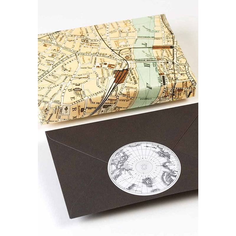 PEPIN Label & Sticker Book Historical Maps