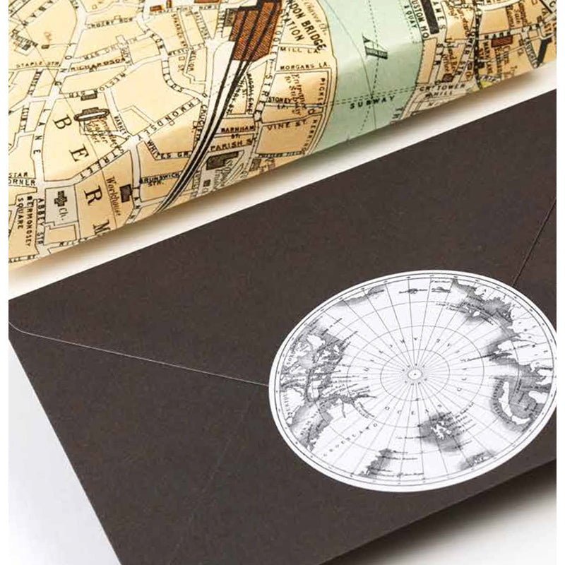 PEPIN Label & Sticker Book Historical Maps